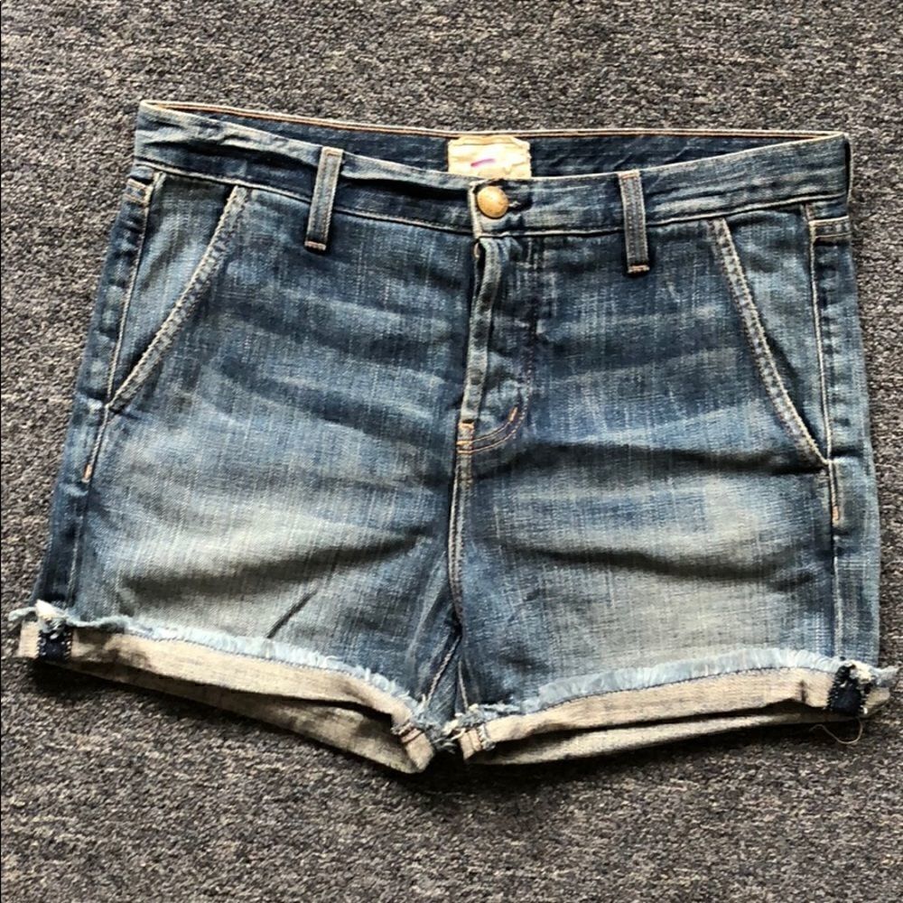 Current/Elliott denim button fly shorts size 27